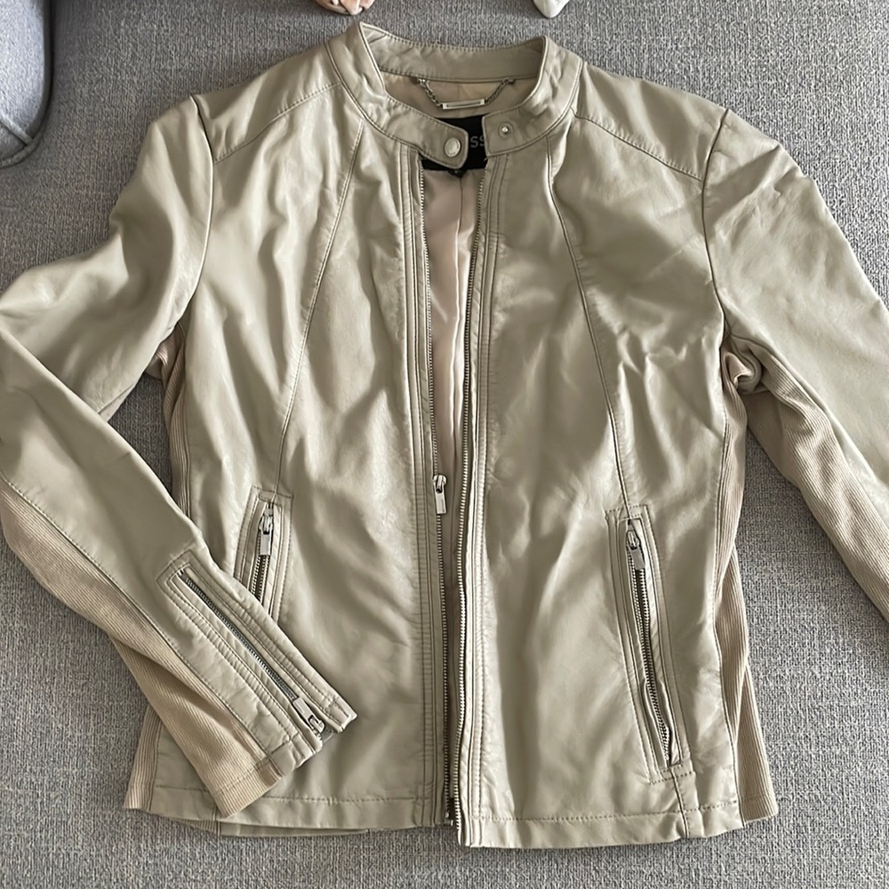 Faux leather jacket